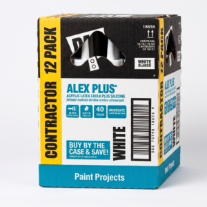 DAP Alex Plus Acrylic Latex Caulk, White 12 Pack